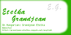 etelka grandjean business card